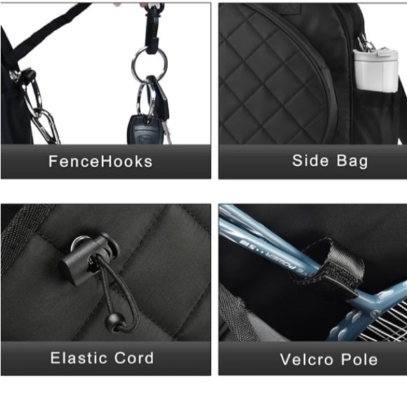 Tracebbg Pickleball Bag, Pickleball Bag Universal Badminton Tennis Bags - Picture 7 of 7